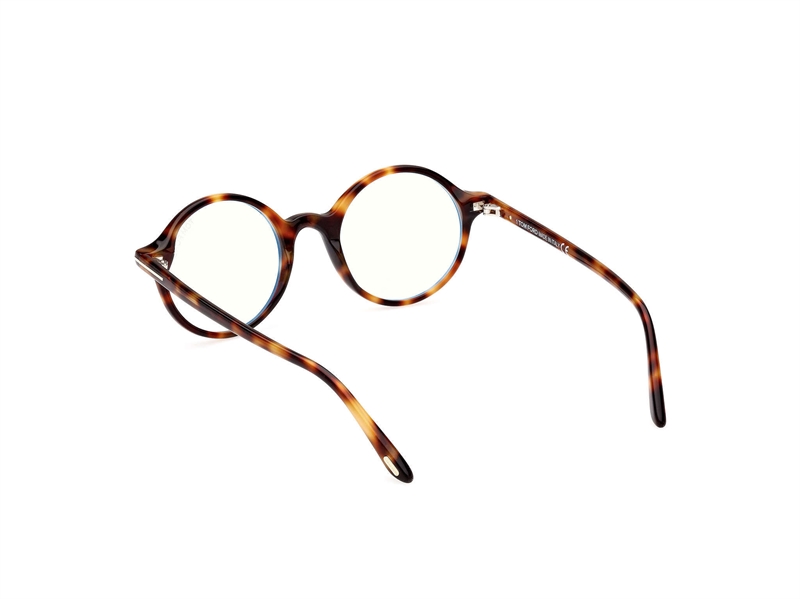 Tom Ford FT5834-B Brillestel (Form: Rund - Farve: Brun)