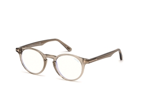 Tom Ford FT5557-B Brillestel (Form: Rund - Farve: Brun)