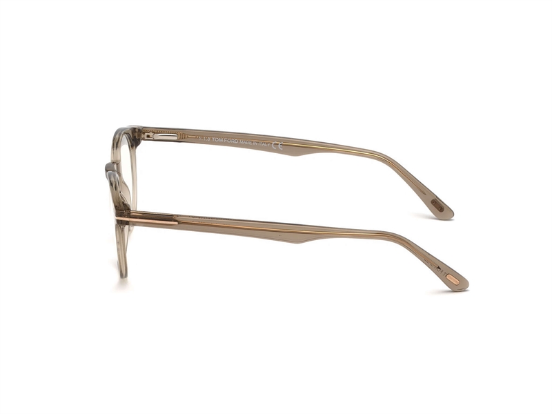 Tom Ford FT5557-B Brillestel (Form: Rund - Farve: Brun)