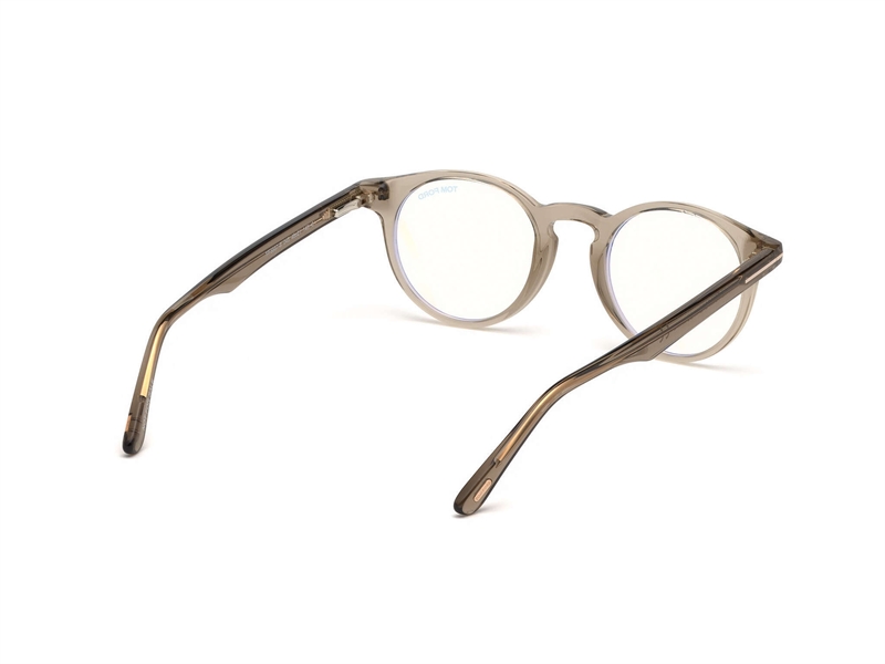 Tom Ford FT5557-B Brillestel (Form: Rund - Farve: Brun)