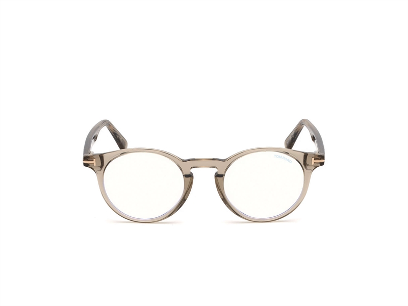 Tom Ford FT5557-B Brillestel (Form: Rund - Farve: Brun)