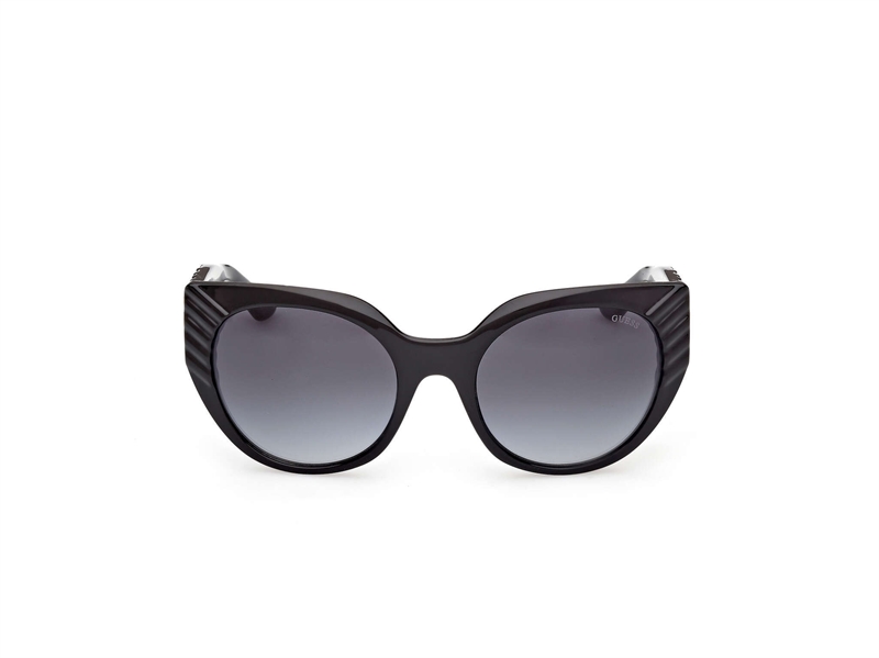 Guess GU00255 Solbrille (Form: Cat Eye - Farve: Sort)