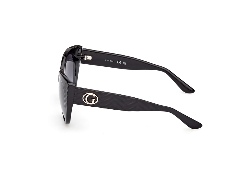 Guess GU00255 Solbrille (Form: Cat Eye - Farve: Sort)