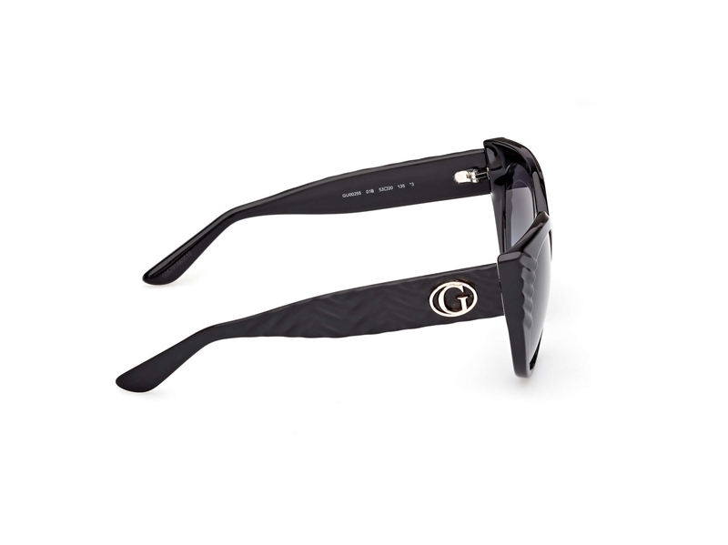 Guess GU00255 Solbrille (Form: Cat Eye - Farve: Sort)