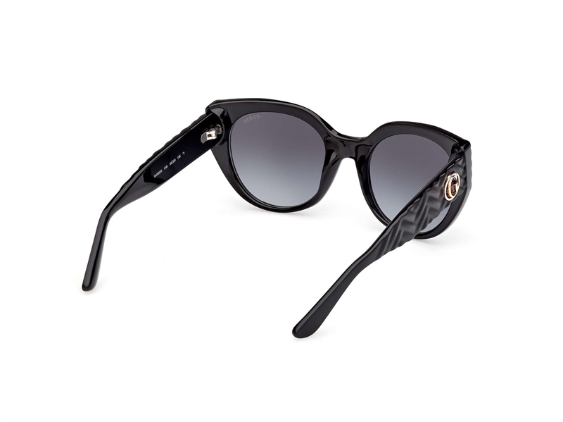 Guess GU00255 Solbrille (Form: Cat Eye - Farve: Sort)