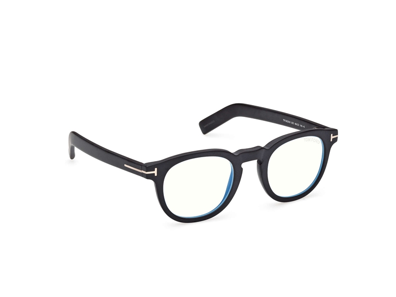 Tom Ford FT5629-B Brillestel (Form: Oval - Farve: Sort)