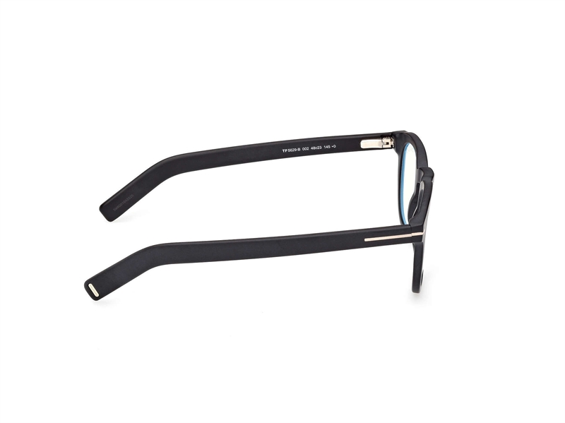 Tom Ford FT5629-B Brillestel (Form: Oval - Farve: Sort)