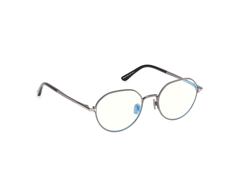 TOM FORD FT6127-B Brillestel (Form: Rund - Farve: Sølv)