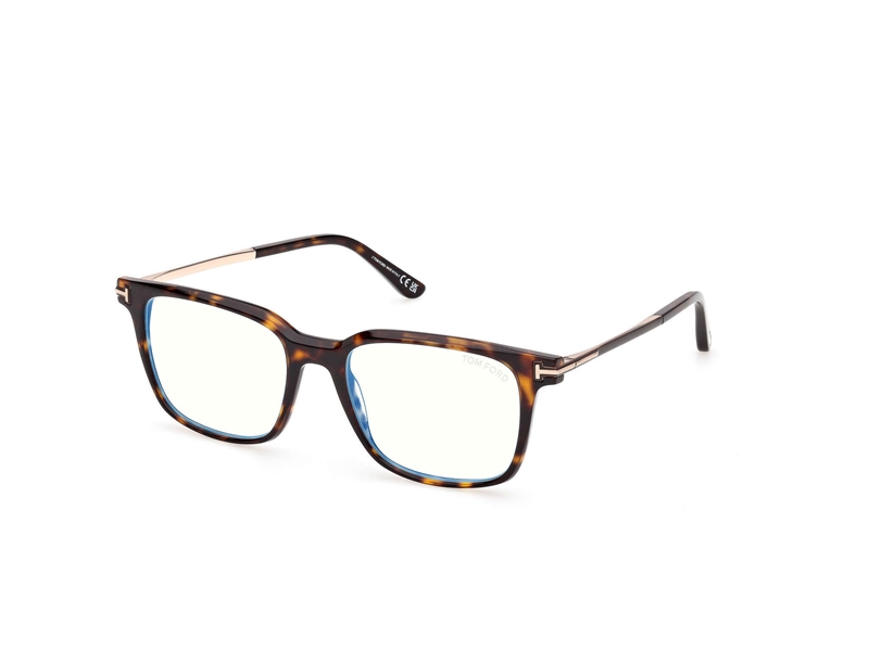 TOM FORD FT6124-B Brillestel (Form: Firkantet - Farve: Havana)