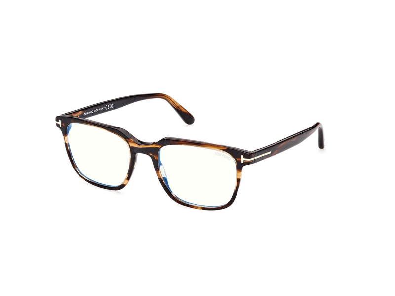 Tom Ford FT5818-B Brillestel (Form: Firkantet - Farve: Brun)