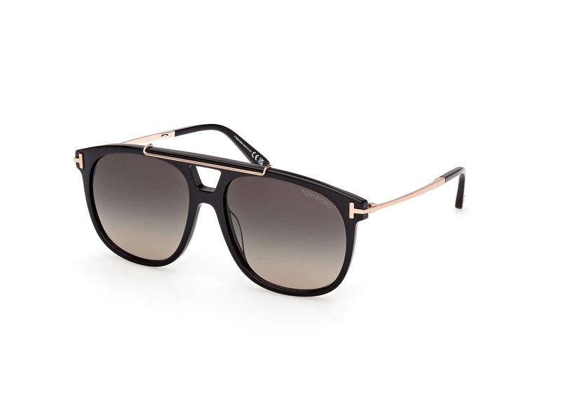 Tom Ford FT1306 Solbrille (Form: Andet - Farve: Sort)