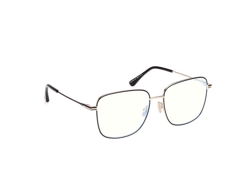 TOM FORD FT6136-B Brillestel (Form: Firkantet - Farve: Sort)