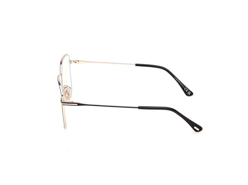 TOM FORD FT6136-B Brillestel (Form: Firkantet - Farve: Sort)