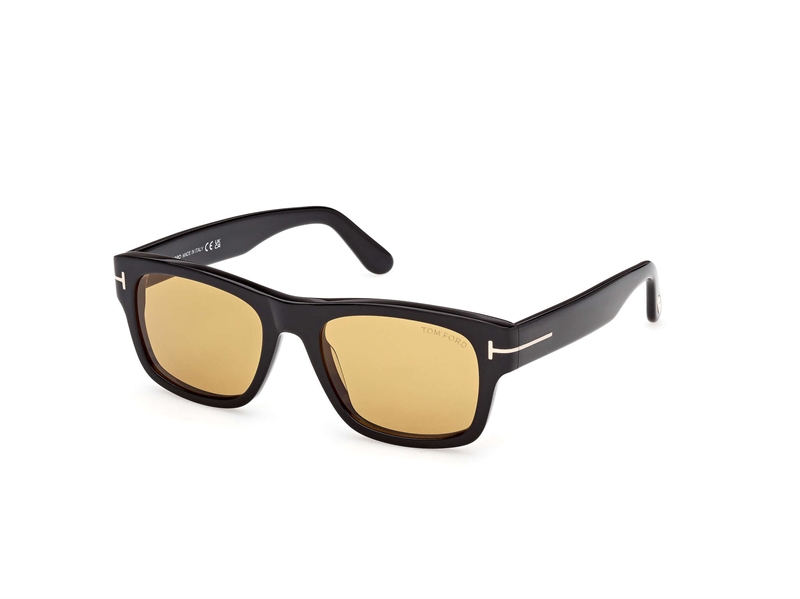 Tom Ford FT1303 Solbrille (Form: Firkantet - Farve: Sort)