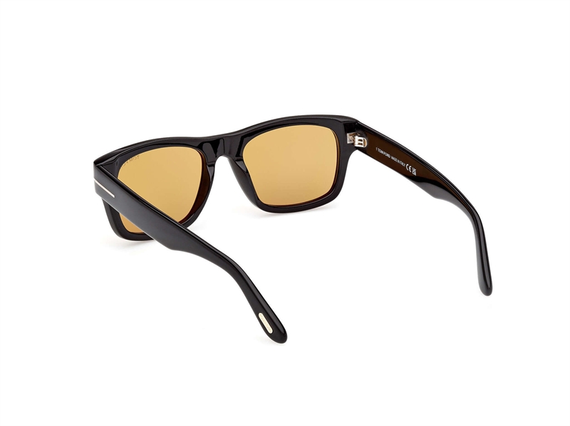 Tom Ford FT1303 Solbrille (Form: Firkantet - Farve: Sort)