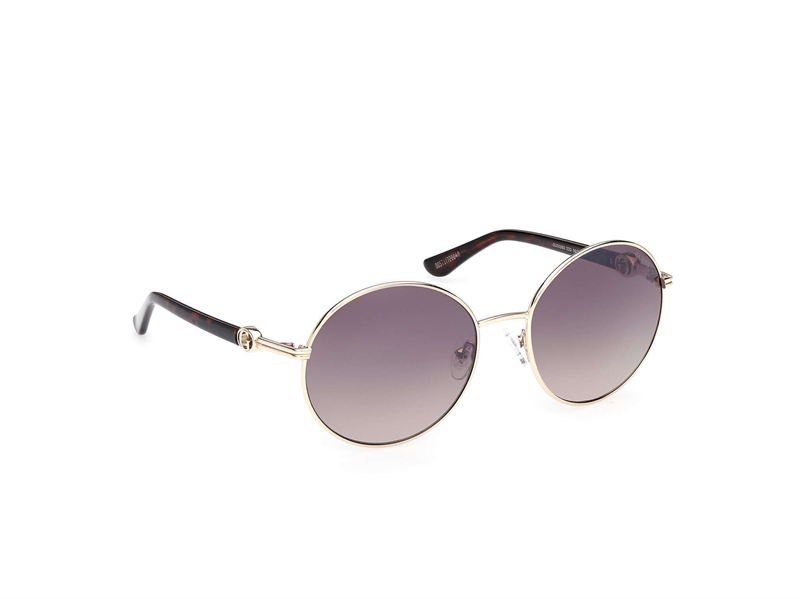 Guess GU00260 Solbrille (Form: Rund - Farve: Guld)