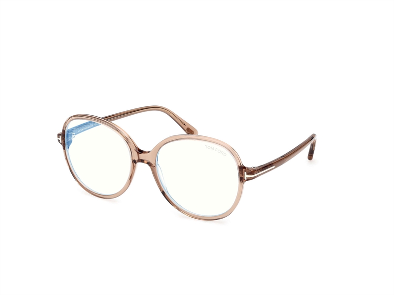 Tom Ford FT6090-B Brillestel (Form: Rund - Farve: Brun)