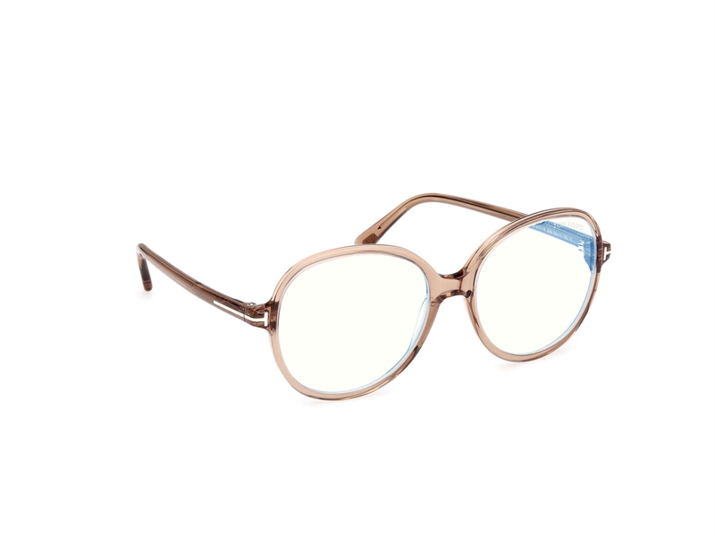 Tom Ford FT6090-B Brillestel (Form: Rund - Farve: Brun)