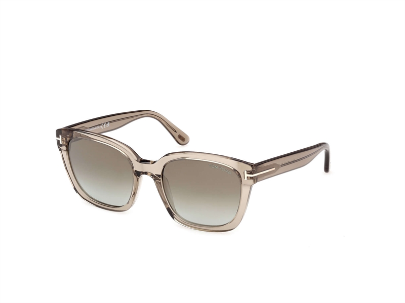Tom Ford FT1216 Solbrille (Form: Firkantet - Farve: Brun)