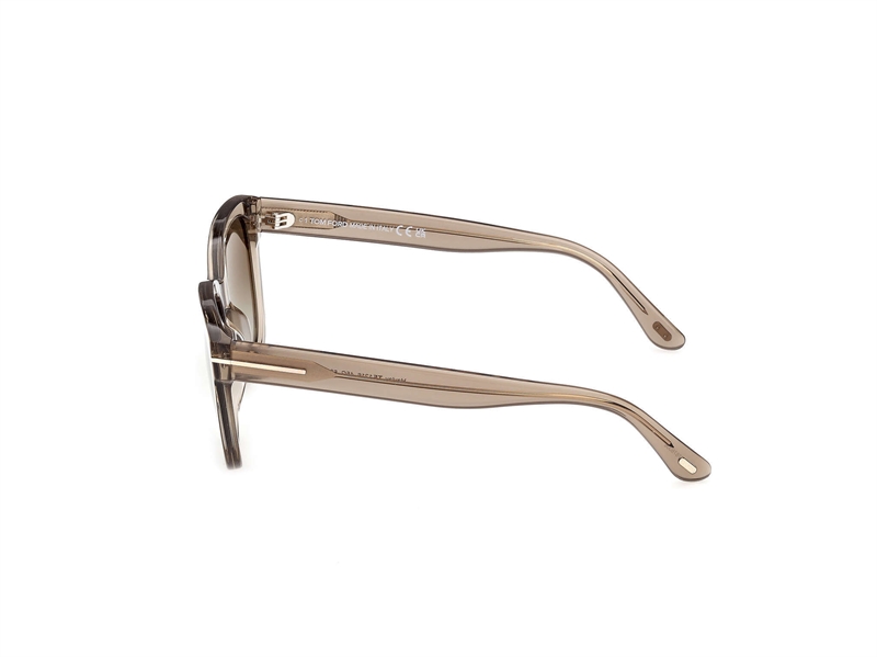 Tom Ford FT1216 Solbrille (Form: Firkantet - Farve: Brun)