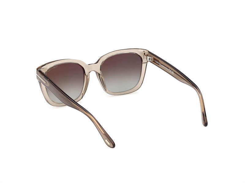 Tom Ford FT1216 Solbrille (Form: Firkantet - Farve: Brun)