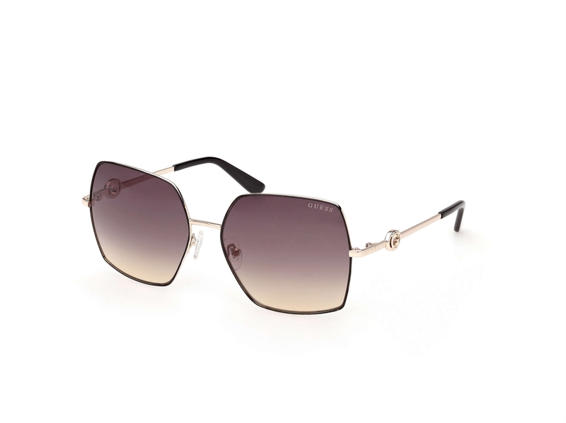 GUESS GU00285 Solbrille (Form: Firkantet - Farve: Sort)