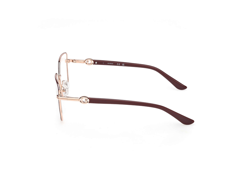 Guess GU50313 Brillestel (Form: Firkantet - Farve: Rød)