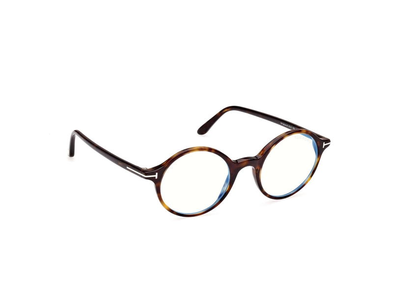 Tom Ford FT5834-B Brillestel (Form: Rund - Farve: Havana)