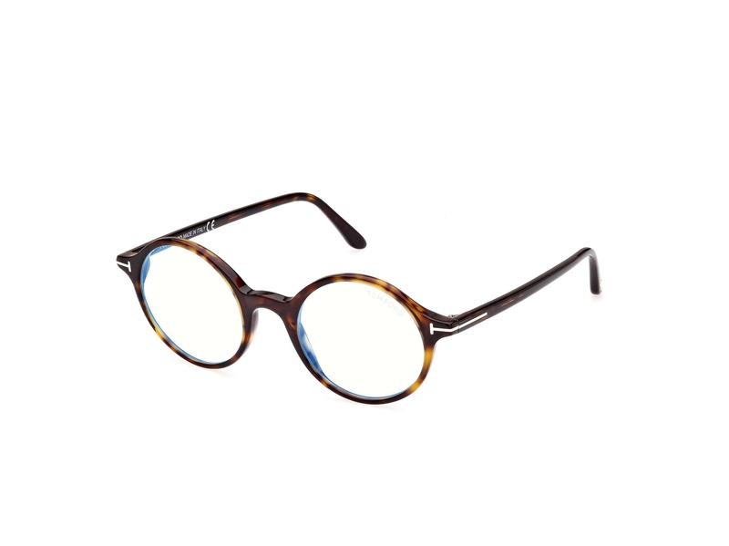 Tom Ford FT5834-B Brillestel (Form: Rund - Farve: Havana)
