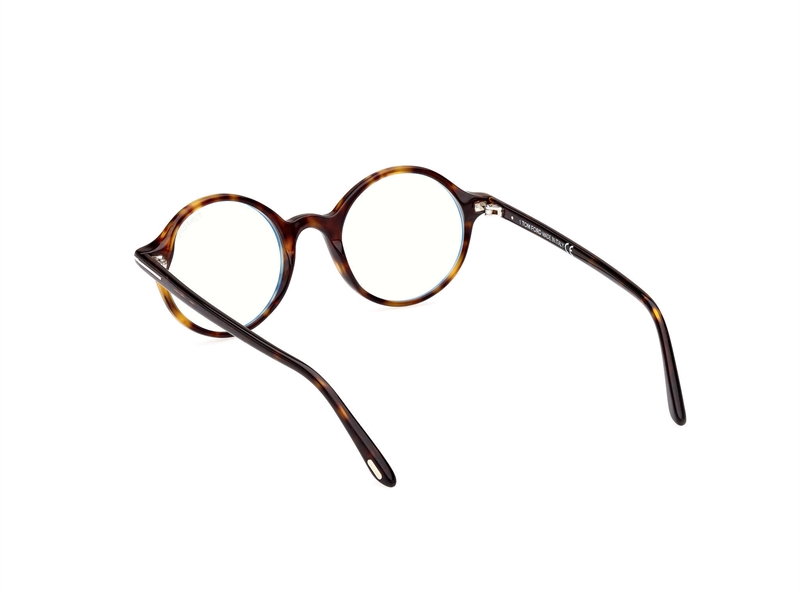 Tom Ford FT5834-B Brillestel (Form: Rund - Farve: Havana)