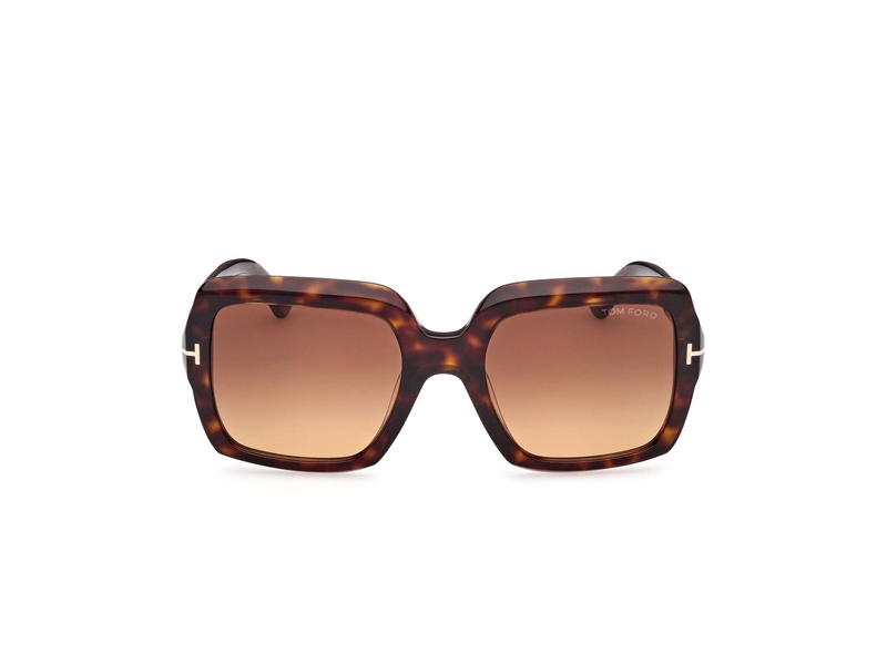 Tom Ford FT1082 Solbrille (Form: Firkantet - Farve: Havana)