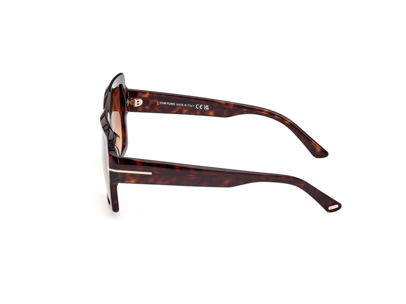 Tom Ford FT1082 Solbrille (Form: Firkantet - Farve: Havana)