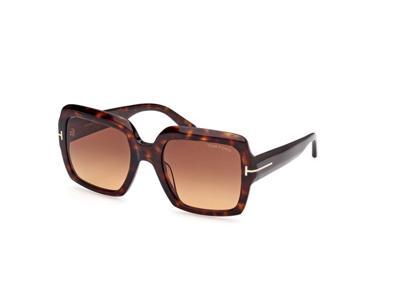Tom Ford FT1082 Solbrille (Form: Firkantet - Farve: Havana)