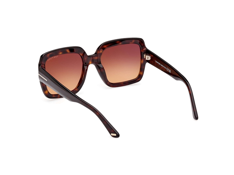 Tom Ford FT1082 Solbrille (Form: Firkantet - Farve: Havana)