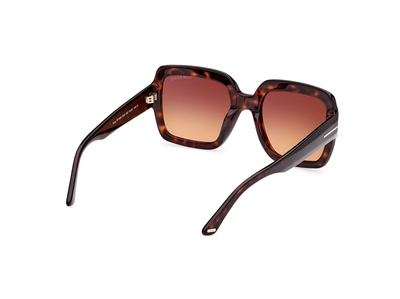 Tom Ford FT1082 Solbrille (Form: Firkantet - Farve: Havana)