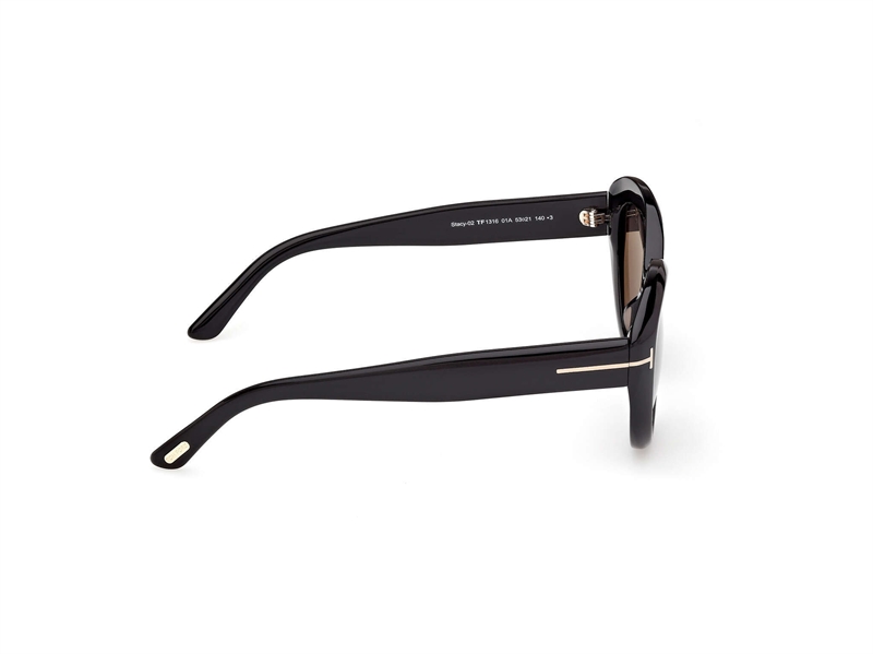 Tom Ford FT1316 Solbrille (Form: Cat Eye - Farve: Sort)