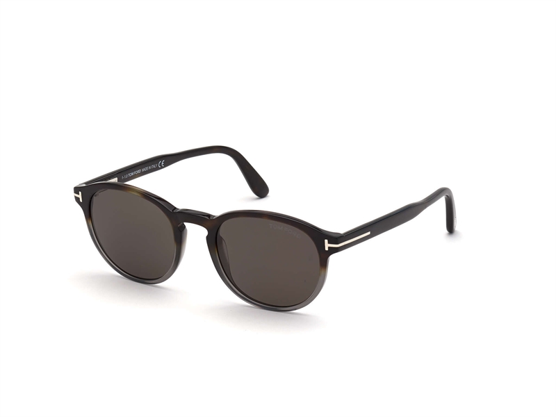 Tom Ford FT0834 Solbrille (Form: Rund - Farve: Havana)