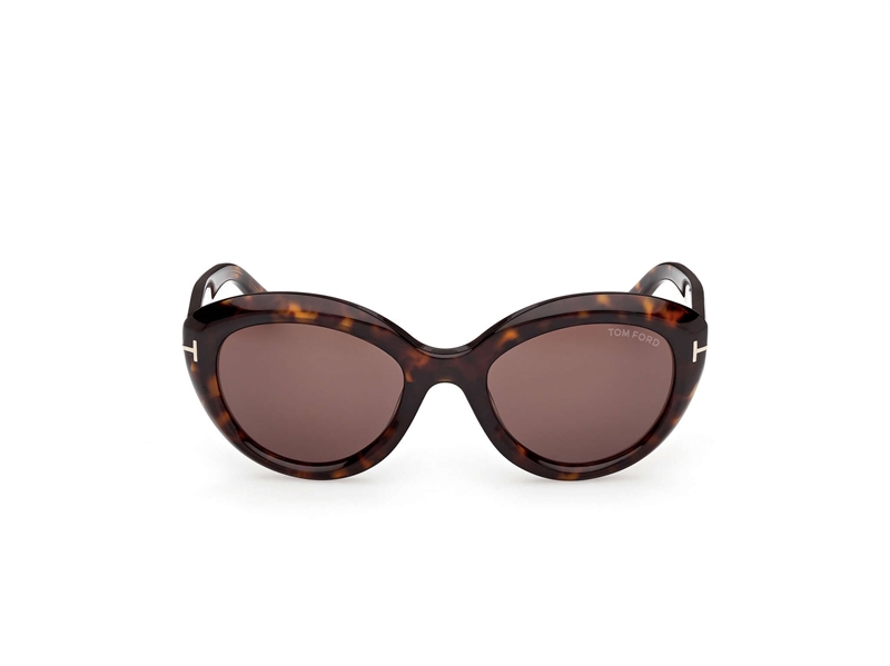 Tom Ford FT1316 Solbrille (Form: Cat Eye - Farve: Havana)