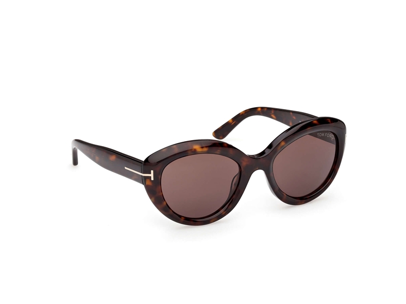 Tom Ford FT1316 Solbrille (Form: Cat Eye - Farve: Havana)