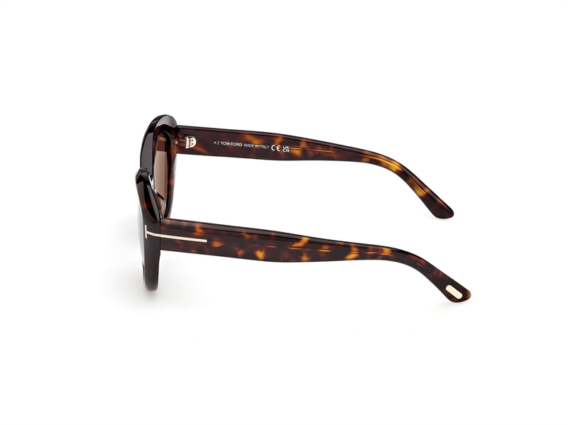 Tom Ford FT1316 Solbrille (Form: Cat Eye - Farve: Havana)