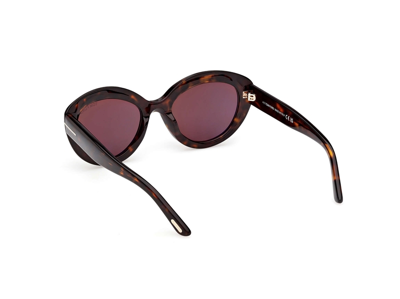 Tom Ford FT1316 Solbrille (Form: Cat Eye - Farve: Havana)