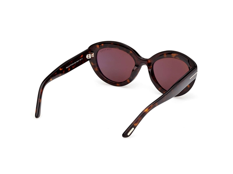 Tom Ford FT1316 Solbrille (Form: Cat Eye - Farve: Havana)