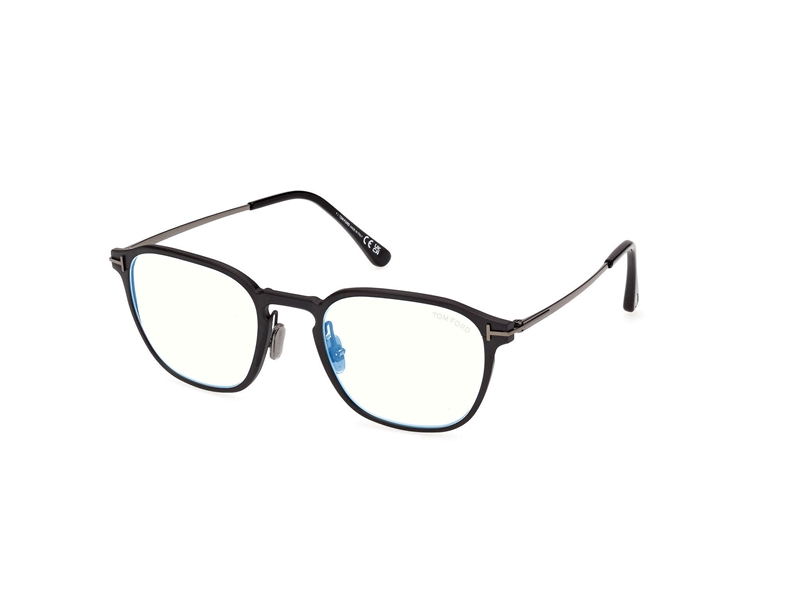 Tom Ford FT6087-B Brillestel (Form: Firkantet - Farve: Sort)