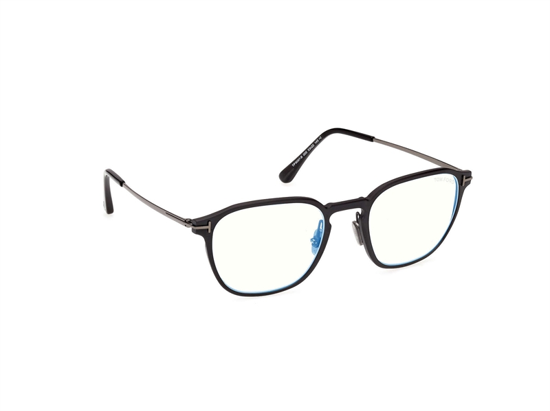 Tom Ford FT6087-B Brillestel (Form: Firkantet - Farve: Sort)