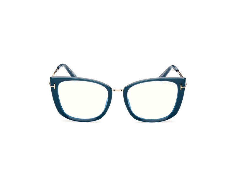 Tom Ford FT5816-B Brillestel (Form: Cat Eye - Farve: Blå)