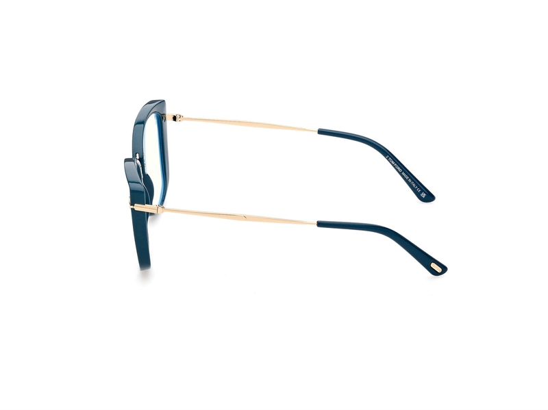 Tom Ford FT5816-B Brillestel (Form: Cat Eye - Farve: Blå)