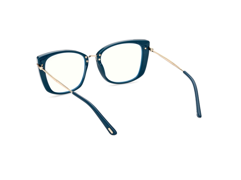 Tom Ford FT5816-B Brillestel (Form: Cat Eye - Farve: Blå)
