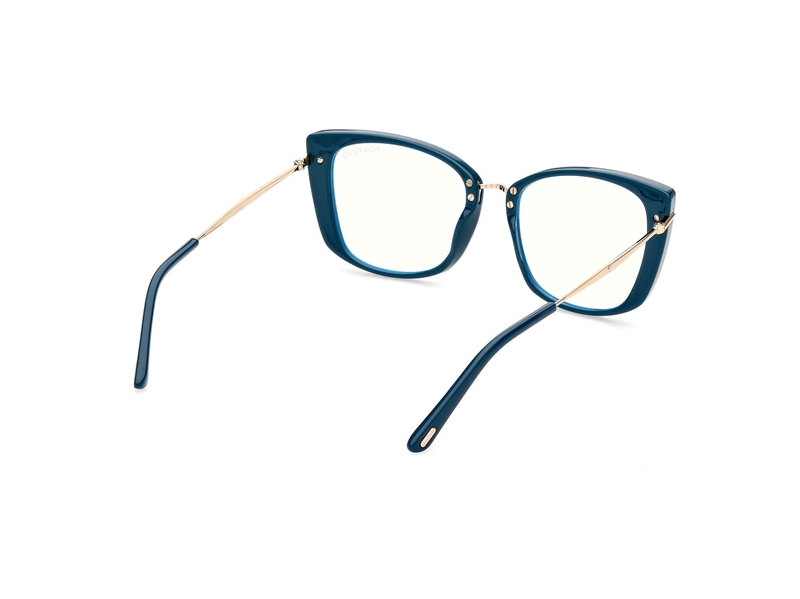 Tom Ford FT5816-B Brillestel (Form: Cat Eye - Farve: Blå)