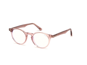 Tom Ford FT5557-B Brillestel (Form: Rund - Farve: Pink)