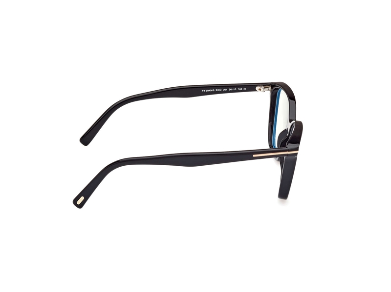 Tom Ford FT5949-B Brillestel (Form: Cat Eye - Farve: Sort)